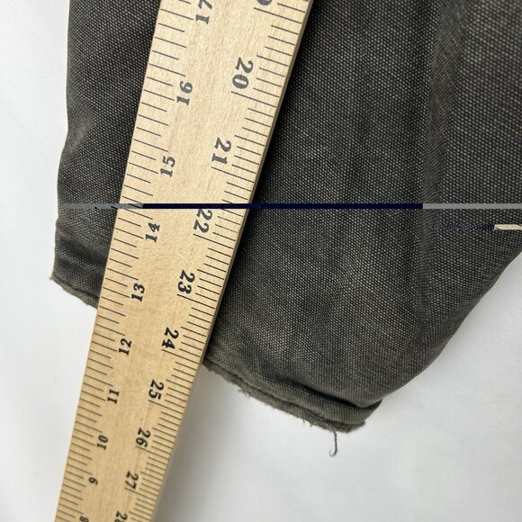 Y2K Carhartt C26 Sz Large BLK Arctic Detroit Jacket Black Quilted Vintage Chore - Picture 3 of 16